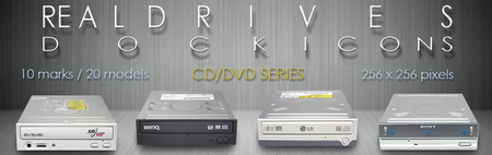Real Drives  CD-DVD Icons