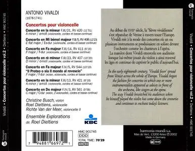 Roel Dieltiens, Explorations Ensemble - Vivaldi: Concertos pour violoncelle Vol. 2 (2002)