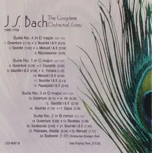 Bach - Orchestral Suites [Pearlman]