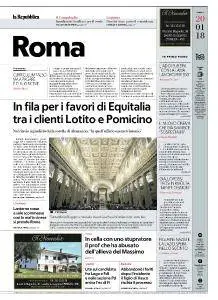 la Repubblica Roma - 20 Gennaio 2018