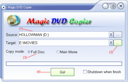 Magic DVD Copier 5.0.1