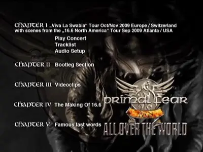 Primal Fear - All Over The World DVD (2010)