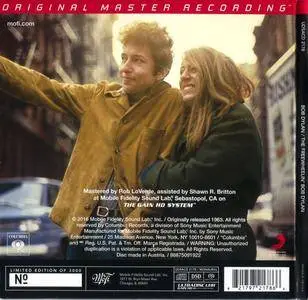 Bob Dylan - The Freewheelin' Bob Dylan (1963) [MFSL Remastered, Ultradisc UHR, Hybrid Mono SACD 2017]