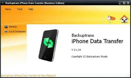 Backuptrans iPhone Data Transfer 3.1.24