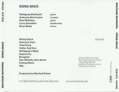 Wolfgang Muthspiel - Rising Grace (2016) {ECM 2515}