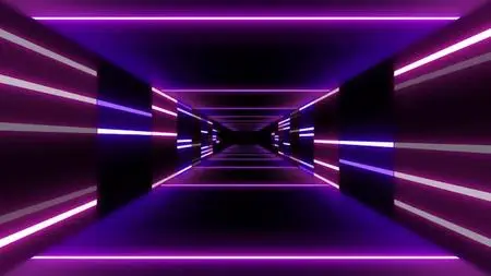 Neon Tunnel VJ Loop 1416828