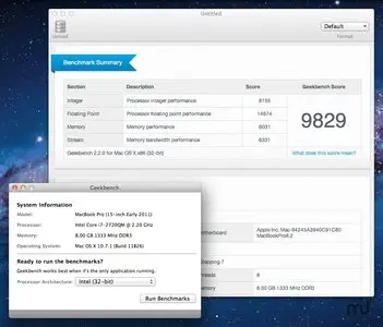 Geekbench 2.2.0