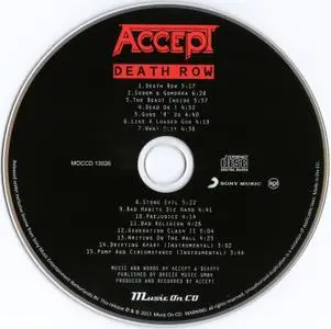 Accept - Death Row (1994) {2013, Reissue}