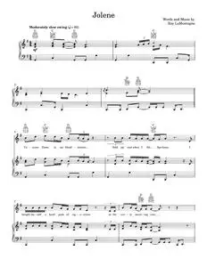 Jolene - Ray LaMontagne, Zac Brown Band (Piano-Vocal-Guitar)