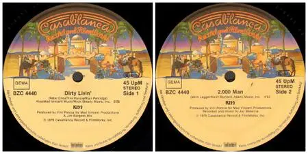Kiss - Dirty Livin'/2.000 Man (24-bit/192kHz vinyl rip) (1979) {Casablanca/Bellaphon}
