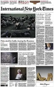 International New York Times - Monday, 16 March 2015