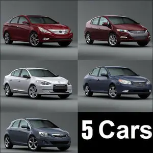 5 CG River Cars