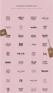 CreativeMarket - Feminine Minimal Logo