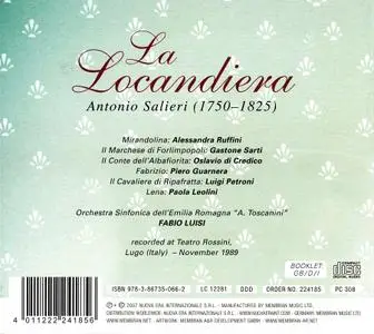 Fabio Luisi, Orchestra Sinfonica dell’Emilia Romagna «A.Toscanini» - Antonio Salieri: La Locandiera (2007)