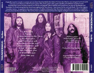Thundermug - Strikes (1972) [Reissue 2010]