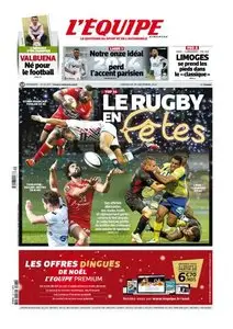 L'Equipe du Dimanche 28 Décembre 2014
