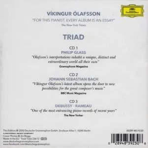 Víkingur Ólafsson - Triad: Glass, J.S. Bach, Debussy, Rameau [3CDs] (2020)