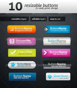GraphicRiver 10 Web Buttons