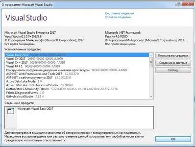 Microsoft Visual Studio 2017 Version 15.30308.1 (x32)