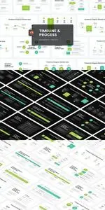 Timeline and Process PowerPoint Infographic Template