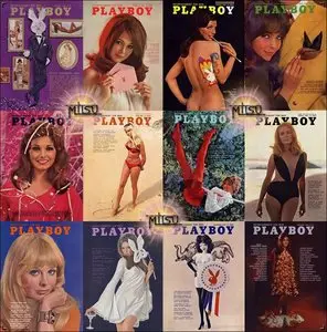 Playboy USA - Full Year 1968 Issues Collection