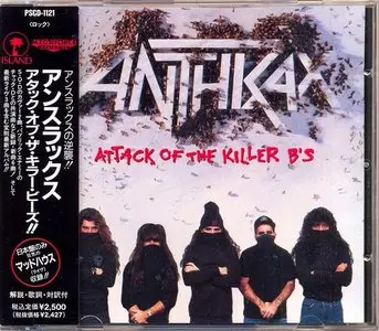 Anthrax - Attack Of The Killer B'S (1991) [Japanese Promo CD, PSCD-1121]