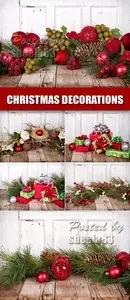Stock Photo - Vintage Christmas Decorations