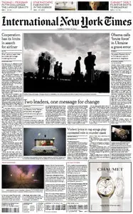 International New York Times March 27 2014
