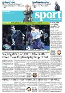 The Guardian Sports supplement  08 November 2017