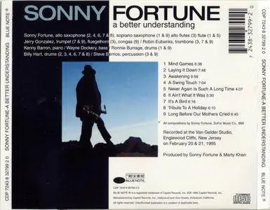 Sonny Fortune - A Better Understanding (1995) {Blue Note CDP 7243 8 32799 2 0}