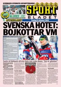 Sportbladet – 11 oktober 2022