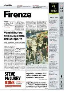 la Repubblica Firenze - 11 Settembre 2018