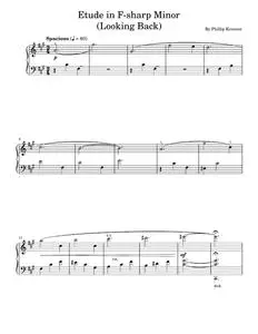 Etude in F-sharp Minor (Looking Back) - Phillip Keveren (Piano Solo)