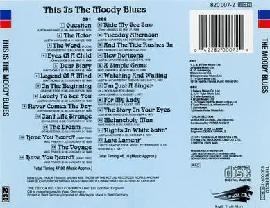The Moody Blues - This Is The Moody Blues (1974) {1989, Remastered}