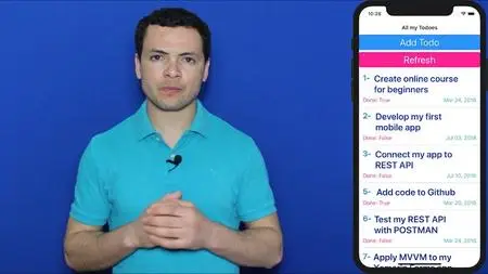 I want to connect my Xamarin Forms app to REST API