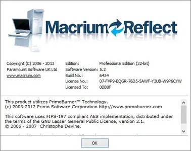 Macrium Reflect Professional 5.2.6424 (x86)