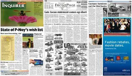 Philippine Daily Inquirer – July 22, 2012