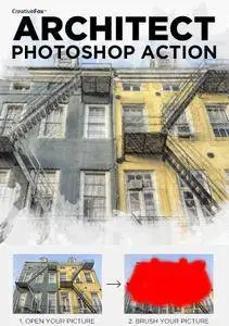 GraphicRiver - Architect Photoshop Action - Sketch Effect Creator