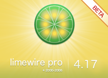 LimeWire Pro 4.17.8 Beta