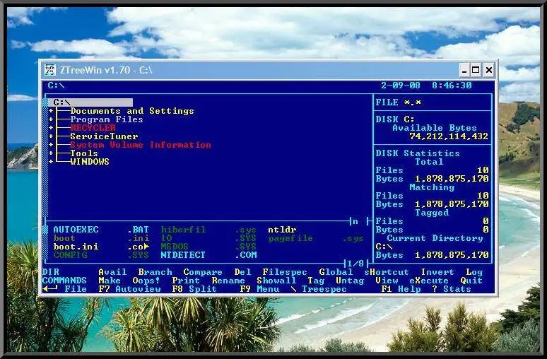 ZTreeWin v1.70 - Thinstall