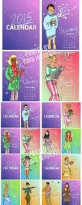 Woman calendar 2015