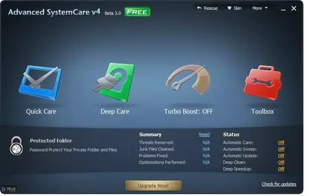 Advanced SystemCare Free 4 Beta 3.0 Portable Multilanguage