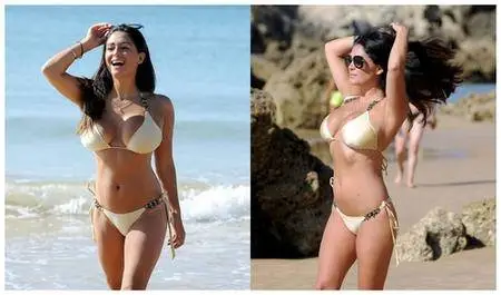 Casey Batchelor - Bikini Candids in Spain