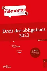 Droit des obligations 2023 - Laetitia Tranchant, Vincent Égéa