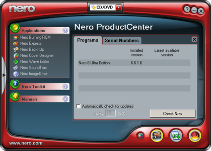 Nero6 Ultra Edition v.6.6.1.6 MULTiLANGUAGE