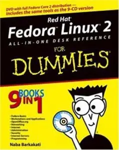 Red Hat Fedora Linux 2 All-in-One Desk Reference For Dummies by Naba Barkakati [Repost] 