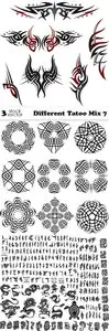 Vectors - Different Tatoo Mix 7