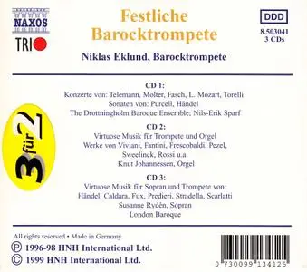 Niklas Eklund, Nils-Erik Sparf, Knut Johannessen, Charles Medlam, Susanne Rydén - Festliche Barocktrompete (1999)