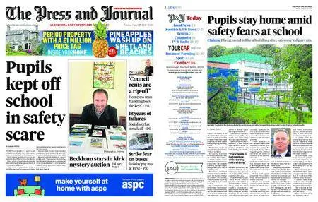 The Press and Journal Aberdeenshire – August 28, 2018