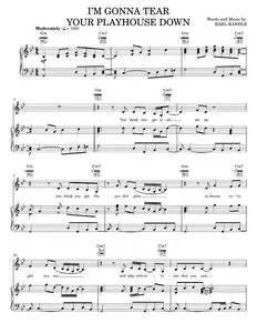 I'm Gonna Tear Your Playhouse Down - Ann Peebles, Booker T. & The MG's, Robben Ford, Tina Turner (Piano-Vocal-Guitar)